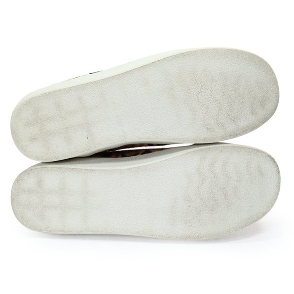 Steve Madden Women's Savior Fashion Sneaker Leopard Print Calf Hair Bling Star 7 - Picture 9 of 10